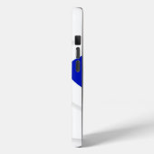 COQUES Case-Mate iPhone ROYAL BLUE ORIGAMI (Verso / Gauche)