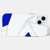 COQUES Case-Mate iPhone ROYAL BLUE ORIGAMI (Verso (horizontal))