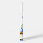 Coques Case-Mate iPhone Royal Blue & Purple Vibrant Fluid Art Abstrait (Verso / Droite)