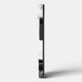 Coques Case-Mate iPhone Royal Luxury Black Agate Or Nom personnalisé Monog (Verso / Gauche)