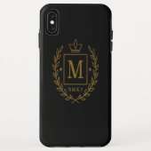 Coques Case-Mate iPhone "Royal NMKY Emblem – Monogram M Crest Design" (Dos)