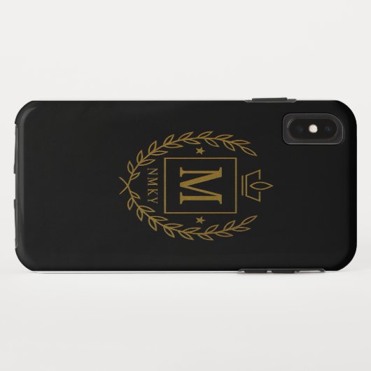 Coques Case-Mate iPhone "Royal NMKY Emblem – Monogram M Crest Design" (Dos (Horizontal))