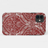 Coques Case-Mate iPhone Royal Red Damask (Dos (Horizontal))