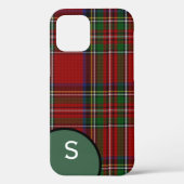 Coques Case-Mate iPhone Royal Stewart Plaid Monogrammé (Verso)