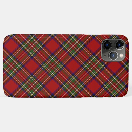 Coques Case-Mate iPhone Royal Stewart Tartan Plaid Scottish Motif (Dos (Horizontal))