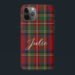 Case-Mate iPhone Case Royal Stewart Tartan Red Green Plaid Motif<br><div class="desc">Royal Stewart Tartan Motif traditionnel rouge et vert</div>