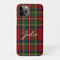 Royal Stewart Tartan Red Green Plaid Motif