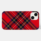 Coques Case-Mate iPhone Royal Stewart tartan rouge noir plaid (Verso (horizontal))