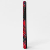Coques Case-Mate iPhone Royal Stewart tartan rouge noir plaid (Dos/Gauche)