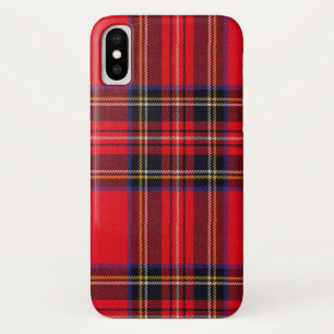 Etui iPhone Case-Mate Royal Stewart tartan rouge noir plaid