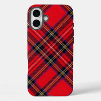 Royal Stewart tartan rouge noir plaid