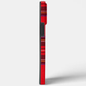Coques Case-Mate iPhone Royal Stewart tartan rouge noir plaid (Verso / Droite)