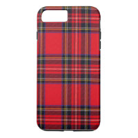 Royal Stewart tartan rouge noir plaid