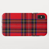 Coques Case-Mate iPhone Royal Stewart tartan rouge noir plaid (Dos (Horizontal))
