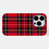 Coques Case-Mate iPhone Royal Stewart tartan rouge noir plaid (Verso (horizontal))
