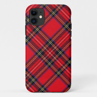 Coques Pour iPhone Royal Stewart tartan rouge noir plaid