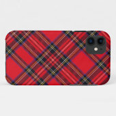 Coques Case-Mate iPhone Royal Stewart tartan rouge noir plaid (Dos (Horizontal))