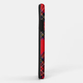 Coques Case-Mate iPhone Royal Stewart tartan rouge noir plaid (Dos/Droite)
