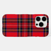 Coques Case-Mate iPhone Royal Stewart tartan rouge noir plaid (Verso (horizontal))