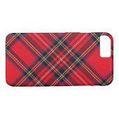 Coques Case-Mate iPhone Royal Stewart tartan rouge noir plaid (Dos (Horizontal))