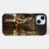 Coques Case-Mate iPhone Royauté de l'Égypte antique Roi & Reine (Verso (horizontal))
