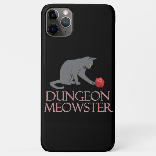 Coques Case-Mate iPhone RPG Cat with Dice (Dos)