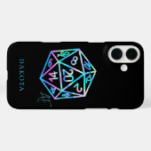 Coques Case-Mate iPhone RPG Crit AF | Holo Imaginaire Tabletop PnP Jeu Dic (Verso (horizontal))