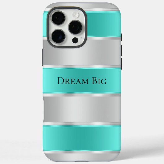 Coques Case-Mate iPhone Ruban à menthe chic Glam (Verso)