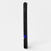 Coques Case-Mate iPhone Ruban blanc bleu 3 de SAL (Dos/Gauche)