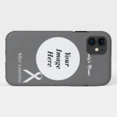 Coques Case-Mate iPhone Ruban blanc standard par Kenneth Yoncich (Dos (Horizontal))
