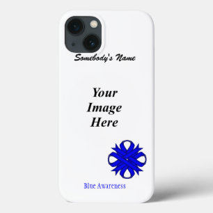 Case-Mate iPhone Case Ruban bleu de trèfle Modèle par Kenneth Yoncich
