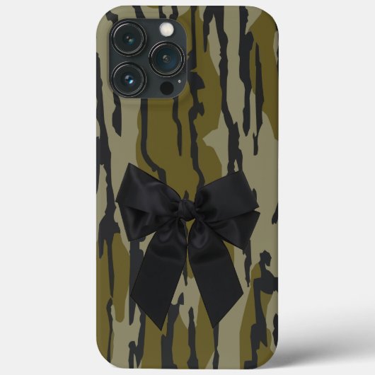 Coques Case-Mate iPhone Ruban Camo Cute Bow Bottomland pour Femmes et Fill (Verso)