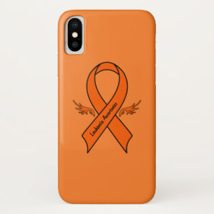 Case-Mate iPhone Case Ruban de conscience de leucémie avec des ailes