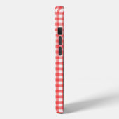 Coques Case-Mate iPhone Ruban de corset à lacets sur gingham (Verso / Gauche)