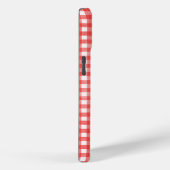 Coques Case-Mate iPhone Ruban de corset à lacets sur gingham (Verso / Droite)