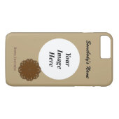 Coques Case-Mate iPhone Ruban de fleurs Brown Tmpl par Kenneth Yoncich (Dos (Horizontal))