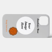 Coques Case-Mate iPhone Ruban de fleurs orange Modèle par Kenneth Yoncich (Verso (horizontal))