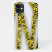 Coques Case-Mate iPhone Ruban de police 3d interdisant l'accès (Dos)