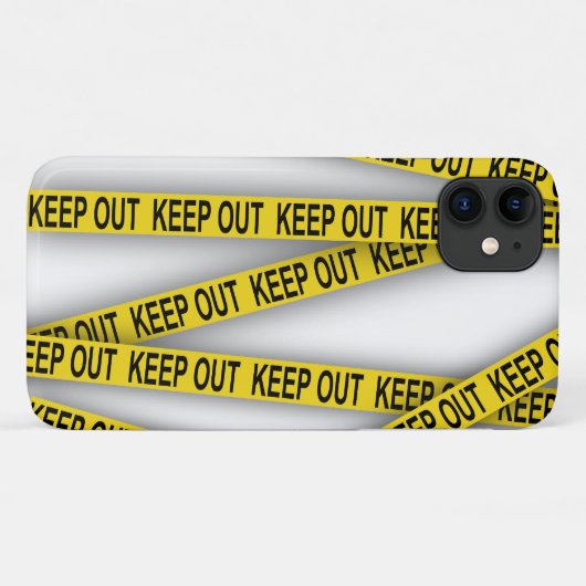 Coques Case-Mate iPhone Ruban de police 3d interdisant l'accès (Dos (Horizontal))