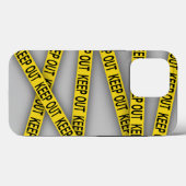 Coques Case-Mate iPhone Ruban de police 3d interdisant l'accès (Verso (horizontal))