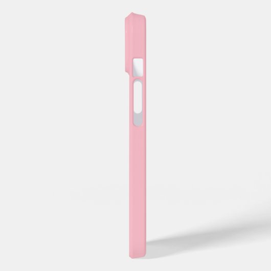 Coques Case-Mate iPhone Ruban de sensibilisation rose et blanc (Verso / Gauche)