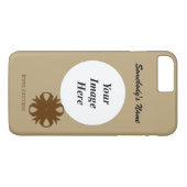 Coques Case-Mate iPhone Ruban de trèfle Brown Tmpl par Kenneth Yoncich (Dos (Horizontal))