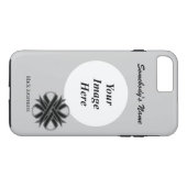 Coques Case-Mate iPhone Ruban de trèfle noir Tmpl par Kenneth Yoncich (Dos (Horizontal))