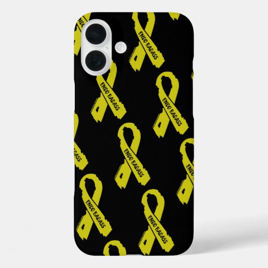 Coques Case-Mate iPhone Ruban déchiré/Badass...Endometriose (Verso)