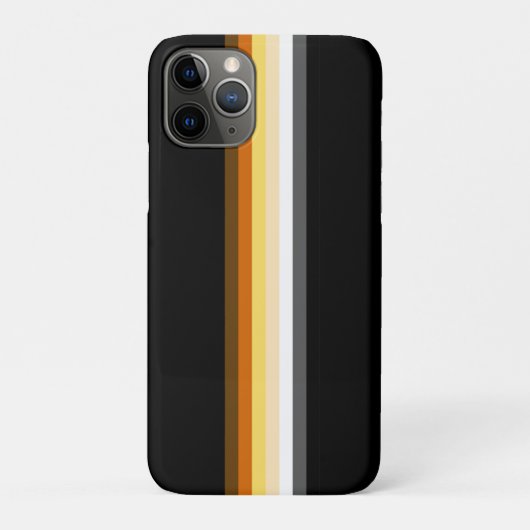 Coques Case-Mate iPhone Ruban du drapeau de fierté de l'ours gay élégant s (Dos)