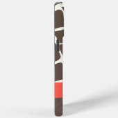 Coques Case-Mate iPhone Ruban imprimé Motif Giraffe et strass (Verso / Droite)