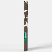 Coques Case-Mate iPhone Ruban imprimé Motif Giraffe et strass (Verso / Droite)