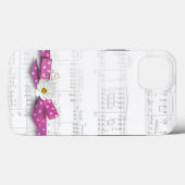 Coques Case-Mate iPhone Ruban Musique et Polka Dot (Verso (horizontal))