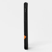 Coques Case-Mate iPhone Ruban orange 3 de leucémie (Dos/Gauche)