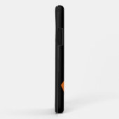 Coques Case-Mate iPhone Ruban orange 3 de leucémie (Dos/Droite)